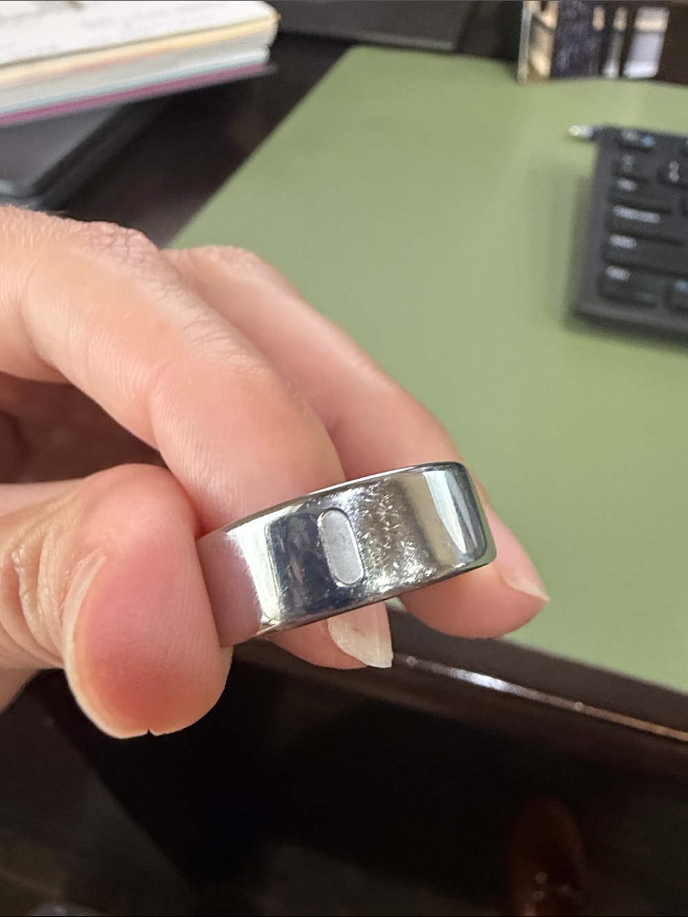 Oura Silver Smart Ring gen 4 Band size 7